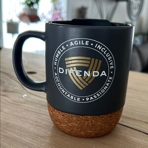 Ceramic Mug with and Cork Base